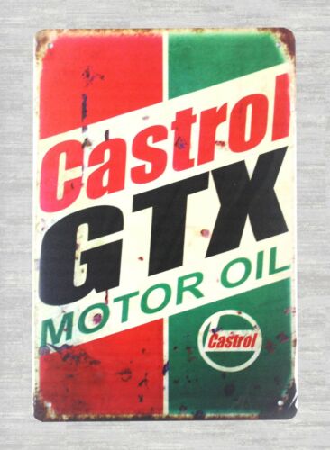 Castrol Oil Gtx - reprodukcje reklamowych tabliczek Castrol GTX z