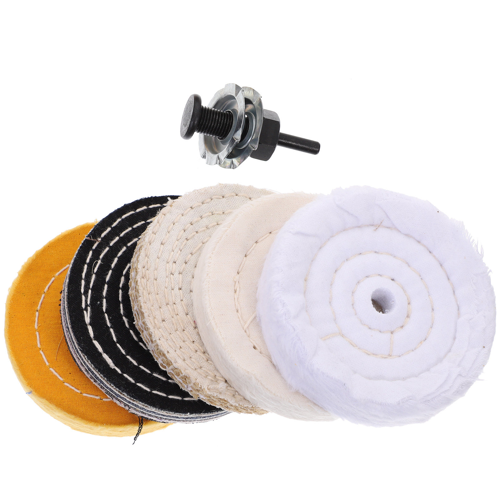 Polish Pad Set Buffer - 1 Zestaw tarcz polerskich do wiertarki,